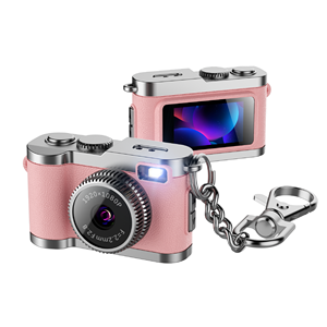 Mini <strong>Camera</strong> 1080P With 0.96' Screen Flashlight <strong>Wide</strong>-angle Lens with Audio Recording Mini Keychain Necklace <strong>Camera</strong> Retro <strong>Camera</strong> - Product Image 1