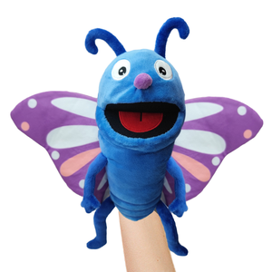 Игрушки-куклы в виде насекомых для детского сада, раннего развития и интеллектуальной стимуляции. Кукла-гусеница с подвижными ушами, наполненная полипропиленовым хлопком - Product Image 4