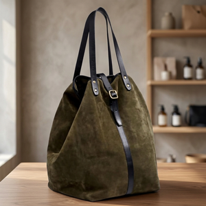 Pochette pour femme en cuir véritable fait main, imperméable, durable, légère, avec bandoulière et fermeture éclair, de qualité supérieure, par BS INTERNATIONAL - Product Image 2