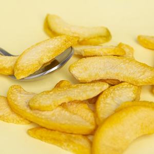 Snack di Frutta Secca OEM, Chips di Pesche Liofilizzate, Fette di Pesche Gialle Fresche Liofilizzate, Verdure Essiccate - Product Image 2