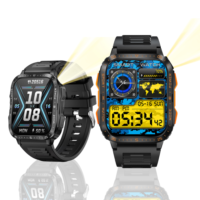 Outdoor Smart Watch for Men V79 BT Call Waterproof Large Memory Outdoor Sports Smartwatch 3ATM Waterproof Watch