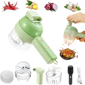 Popular Electric Vegetable Chopper Machine 250ML USB Mini Food Chopper Garlic Mincer for Home Kitchen