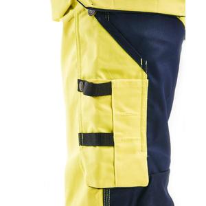 BLAKLADER - 156818113389C64 Pantalón artesano Hi-Vis Amarillo/Azul marino-EAN 7330509402382 ROPA DE TRABAJO DE LA HI-VIS - Product Image 5