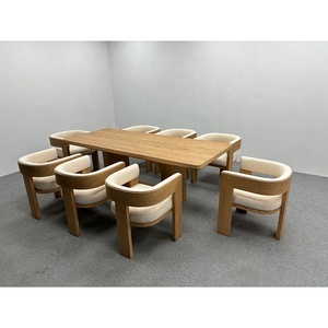 High Quality Living Furniture Home Hotel Restaurant Chair And <strong>Table</strong> Solid Wood <strong>Dining</strong> <strong>Set</strong> - Product Image 3