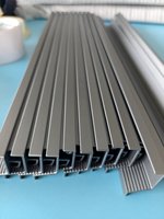 Profils en alliage d'aluminium usinés CNC sur mesure en usine, extrusion industrielle d'aluminium anodisé couleur 6063, découpe 6061 7003 7075