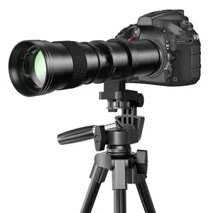 Teleobiettivo 420-800mm, obiettivo EF per Canon, obiettivo Super lungo per EOS Rebel T8i T7i T7 T6 T6s T6i 1D 5D 6D 90D 80D 77D