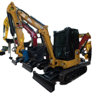 Mini-excavatrice Caterpillar 303E d'occasion 2023, 3 tonnes, godet de 0,2 m³, composants d'origine japonais en excellent état