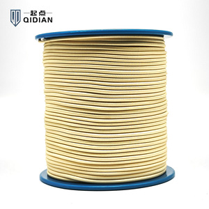 Chất Lượng Cao Apricot 8Mm Ban Nhạc Đàn Hồi Cao Su Mạnh Mẽ Polyester Độ Đàn Hồi Cao Sốc Dây Bungee Căng Chuỗi 2 5Mm Chất Lượng Cao - Product Image 1