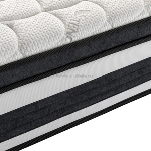 Colchón <span class=keywords><strong>de</strong></span> Espuma Viscoelástica <span class=keywords><strong>de</strong></span> 12 Pulgadas, con Resortes Independientes, Enrollado y Comprimido en Caja, Tamaño Queen, Calidad <span class=keywords><strong>de</strong></span> <span class=keywords><strong>Hotel</strong></span> 5 Estrellas - Product Image 4