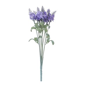 Artificial Lavender Flowers 10 Heads Round Woven Basket Home Decor <b>Wedding</b> <b>Props</b> - Product Image 5