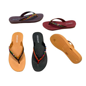 Tongs pour femmes en EVA multicolores avec accents métalliques, élégantes, pour un usage quotidien et de loisirs en été/printemps, écologiques - Product Image 5