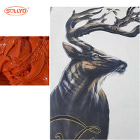 Fabricant d'encres textiles de sérigraphie Sollyd Encre plastisol d'estampage à chaud de feuille d'or à base d'huile