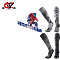 Chaussettes de ski unisexes de haute qualité CZ, résistantes à la transpiration et chaudes, chaussettes de randonnée en coton, séchage rapide et respirantes, personnalisables