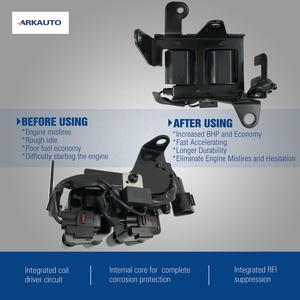 Bobinas de encendido ARKAUTO de 3 pines 27301-02600 UF694 para HYUNDAI Accent Atos i10 Amica <span class=keywords><strong>TOYOTA</strong></span> Aygo <span class=keywords><strong>Yaris</strong></span> <span class=keywords><strong>1.0</strong></span> 1.1 1.5 - Product Image 3