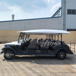 Voiture électrique classique rétro certifiée CE, 11 places, idéale pour les parcs et les attractions touristiques. - Product Image 6