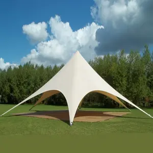 Star-Shaped Outdoor Shade Stretch Tent Trade Show and Commercial Display Tent for Camping Field Events Outdoor Activities