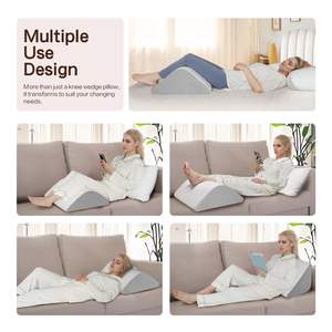 Almohada Triangular <span class=keywords><strong>de</strong></span> Espuma para Piernas y Rodillas, Cojín Triangular Personalizado para Elevación <span class=keywords><strong>de</strong></span> Pies, Rodillas y Piernas, Almohada Ortopédica para Dormir, Cuña para <span class=keywords><strong>la</strong></span> Espalda y <span class=keywords><strong>la</strong></span> <span class=keywords><strong>Cama</strong></span> - Product Image 4