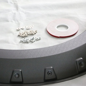 Accessoires extérieurs automobiles, garde-boue en plastique ABS pour roues de voiture, compatibles avec Nissan Navara NP 300 - Product Image 4