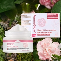 Crème hydratante pour le visage à la niacinamide fermentée, à l'arbutine et à la rose, correctrice des taches brunes, soin du mélasma, éclaircissante, antioxydante