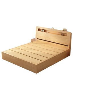 <b>Solid</b> <b>Wood</b> Platform <b>Bed</b> 1.8M Double Storage Master Bedroom Furniture - Product Image 5