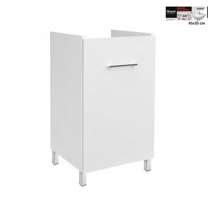 Mueble de Baño de Cerámica con Lavabo 45x50 cm 43.3x48 P/Pil Cemento - Product Image 3