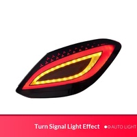 Pour Mercedes-Benz Classe C 2015-2021, Ensemble de feux arrière rouges OLIVER W205, Feux de circulation LED modifiés Devil Eye, Clignotants séquentiels