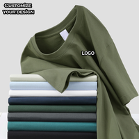 T-shirt Homme Streetwear Personnalisé OEM en Coton Lourd 100% Coupe Oversize Épaules Tombantes – T-shirt Décontracté Vierge pour Homme