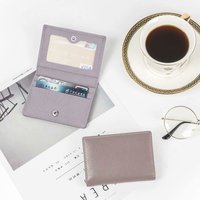 Dompet kulit asli wanita, kwallet Travel pemblokir RFID, pemegang kartu kulit asli, pabrik