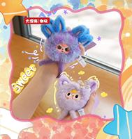 Série Officielle Baby Three Wrist Lanyard : Boîte Mystère en Peluche - Ensemble Scellé de 8 Boîtes Originales, Sangle de Téléphone Kawaii, Cadeau en Gros