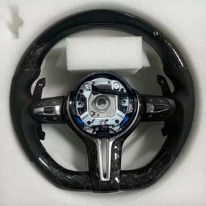 Volante Deportivo M con Pantalla LED de Fibra de Carbono Forjada para <span class=keywords><strong>BMW</strong></span> F10 F20 F30 F45 M2 M3 M4 M5 M6 F40 F52 E89 E90 <span class=keywords><strong>E7</strong></span> E72 X3 - Product Image 6