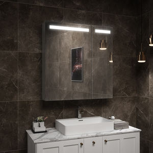 Meuble-lavabo de salle de bain mural avec miroir - Product Image 3