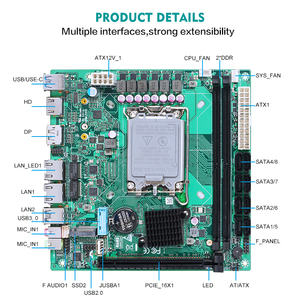 Piesia Intel 12th Gen LGA 1700 h670/B660 NAS Board ATX 8 * SATA3.0 2 * DDR5 64GB x86 công nghiệp máy chủ Mini-ITX Bo mạch chủ - Product Image 6