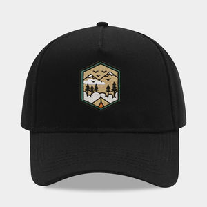 Gorra de béisbol deportiva de 5 paneles con parche bordado, absorción de humedad, protección solar, logotipo personalizado, gorras para papá al por mayor para exteriores - Product Image 5