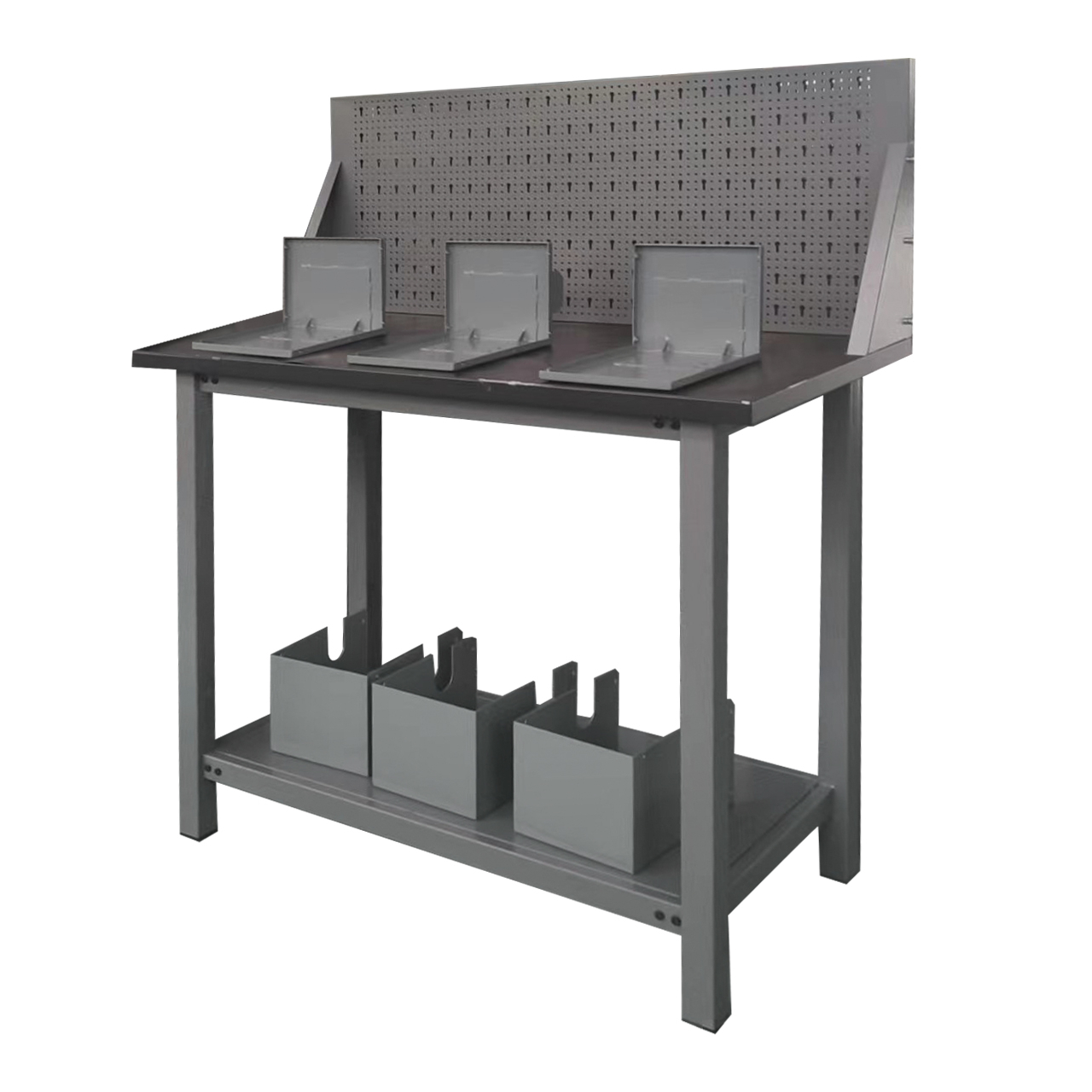 Заводской мощный Рабочий стол из нержавеющей стали, рабочая станция, рабочая станция для мастерской