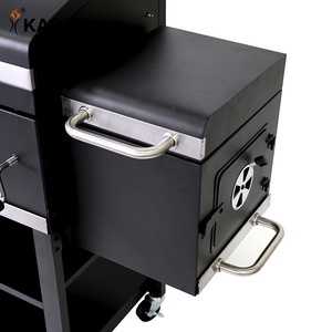 <span class=keywords><strong>Barbecue</strong></span> hybride au charbon de bois et au gaz de 72 pouces BBQ Grill combiné <span class=keywords><strong>Barbecue</strong></span> d'extérieur aux normes européennes - Product Image 4