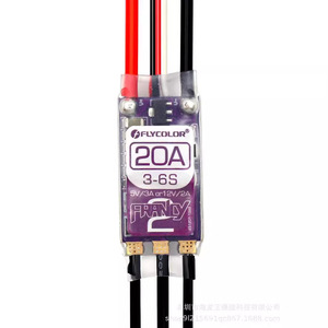 Flycolor Frankie 2 20A 3-6S ESC con BEC para modelo RC de ala fija - Product Image 1