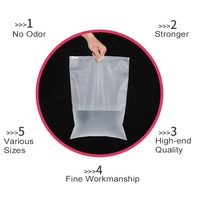 OEM kustom cetak lucu hewan tahan air Frosted segel Ziplock PE paket plastik tas dengan merek sendiri Logo