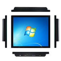 Gabinete de control eléctrico 15 17 19 pulgadas Ventana I3 i5 i7 pantalla táctil capacitiva integrada industrial resistente todo en un Panel PC