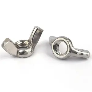 Factory Wholesale Low Price Square Wing Nuts SS304 316 Stainless Steel M3 M4 M5 M6 M8 M10 Butterfly Nut