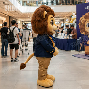 Disfraz de Mascota de León Personalizado de Fábrica Shengye, <span class=keywords><strong>Traje</strong></span> de Animal Caminante para Actividades Comerciales, Disfraz de Mascota <span class=keywords><strong>Rey</strong></span> de las Bestias para Exposiciones en Centros Comerciales - Product Image 2