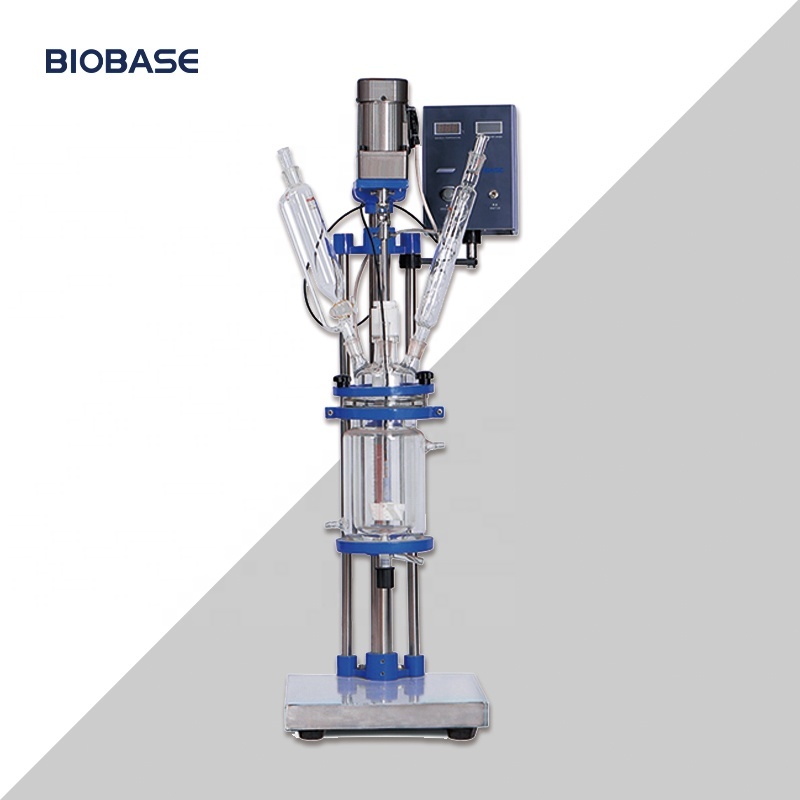BIOBASE CHINA 3L Glass Reactor Jacketed