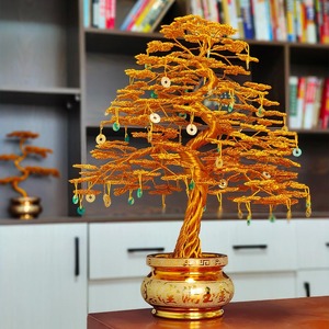 Kích thước lớn trong nhà trang trí nhà tiền cây handmade nhôm Dây Tiền cây - Product Image 1