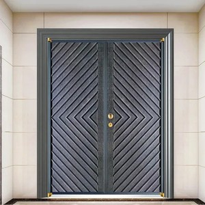 KHÁCH SẠN công viên tầng hầm bằng tay mở các yếu tố gỗ thủy tinh hiện đại công nghiệp rèn sắt đúc nhôm cửa cho Hầm Rượu - Product Image 3