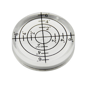 Nivel de burbuja universal mini de acrílico Heng Da Shui Ping Yi con línea circular de 1.5-2mm de ancho para uso en bricolaje - Product Image 1