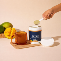 Poudre Détox Extrême Saveur Ananas Personnalisable Marque Privée pour la Gestion du Poids Adulte et la Suppression de l'Appétit