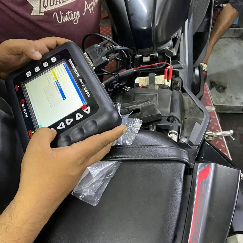 ใหม่ Zeustech เครื่องสแกนเนอร์ MST-3000กุญแจรถจักรยานยนต์การเขียนโปรแกรมมอเตอร์ไซด์ Key โปรแกรมเครื่องมือ ECU เครื่องสแกนเนอร์ทดสอบสำหรับอินโดนีเซีย