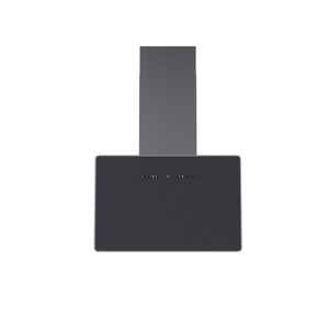 Nouvelle <span class=keywords><strong>hotte</strong></span> de cuisine inclinée élégante de couleur grise anti-traces de doigts avec grille en aluminium et verre ouvrant - Product Image 6