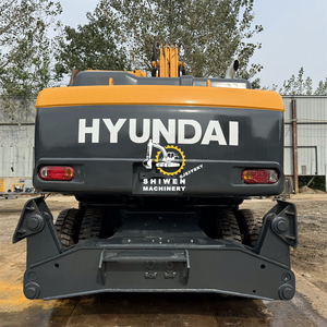 Excavadora de ruedas usada de alta calidad HYUNDAI 210W-9 con certificado CE EPA. Excavadora de segunda mano HYUNDAI 210 220 225 en venta. - Product Image 6