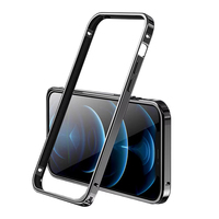 Casing pelindung belakang keras Ultra tipis, casing bingkai Bumper logam Aluminium pelindung belakang keras untuk iPhone 17 Pro Max