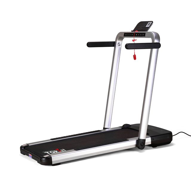 TOPFIT Foldable Mini Walking Pad Electric Treadmill With Smart Remote Control for Slim Exercise